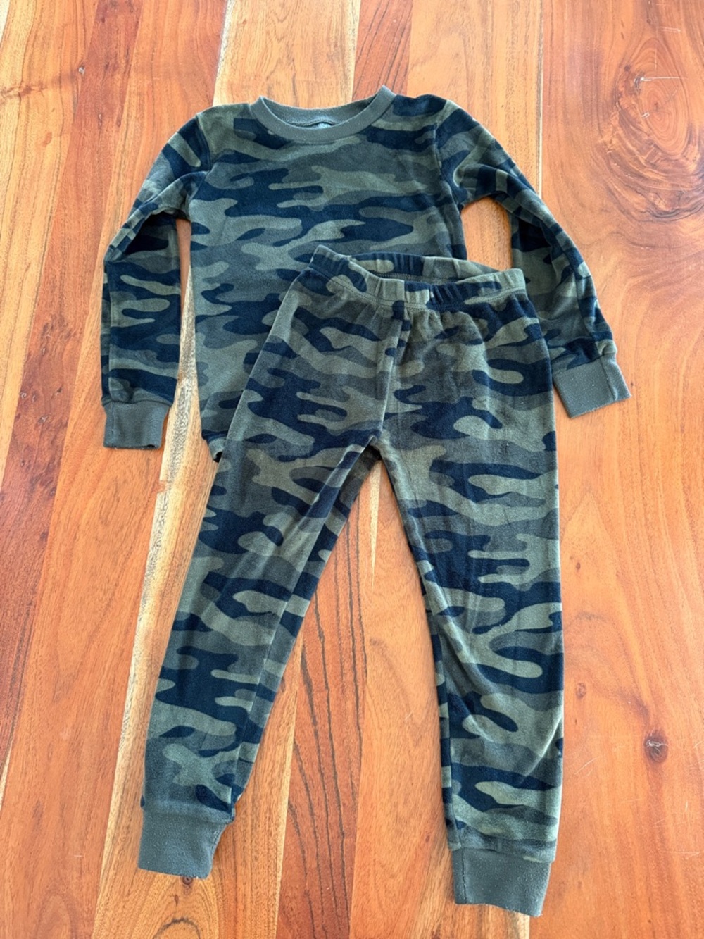 Carters DreamPlush Camo Pajamas